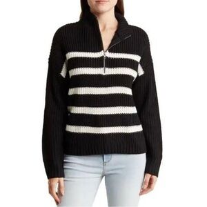 Sanctuary Black and white sweater
